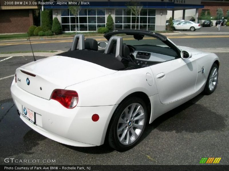 Alpine White / Black 2008 BMW Z4 3.0si Roadster