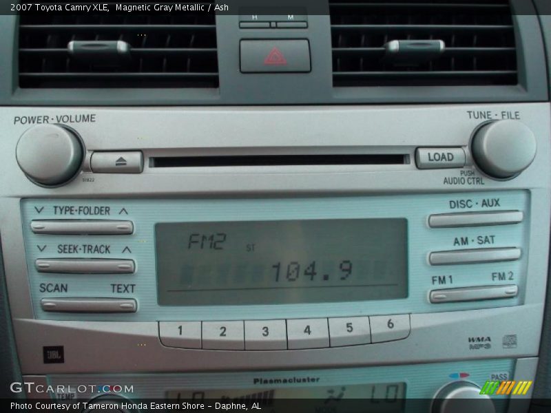 Magnetic Gray Metallic / Ash 2007 Toyota Camry XLE