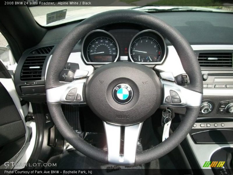 Alpine White / Black 2008 BMW Z4 3.0si Roadster