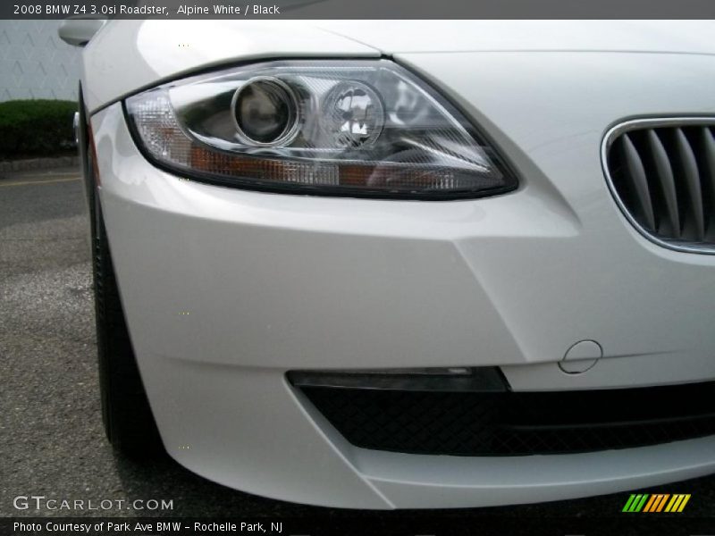 Alpine White / Black 2008 BMW Z4 3.0si Roadster