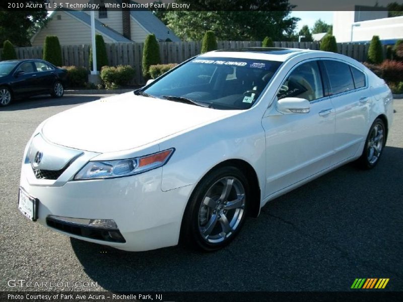 White Diamond Pearl / Ebony 2010 Acura TL 3.5 Technology