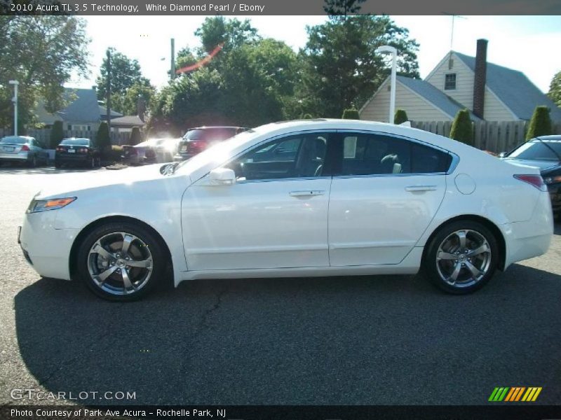 White Diamond Pearl / Ebony 2010 Acura TL 3.5 Technology