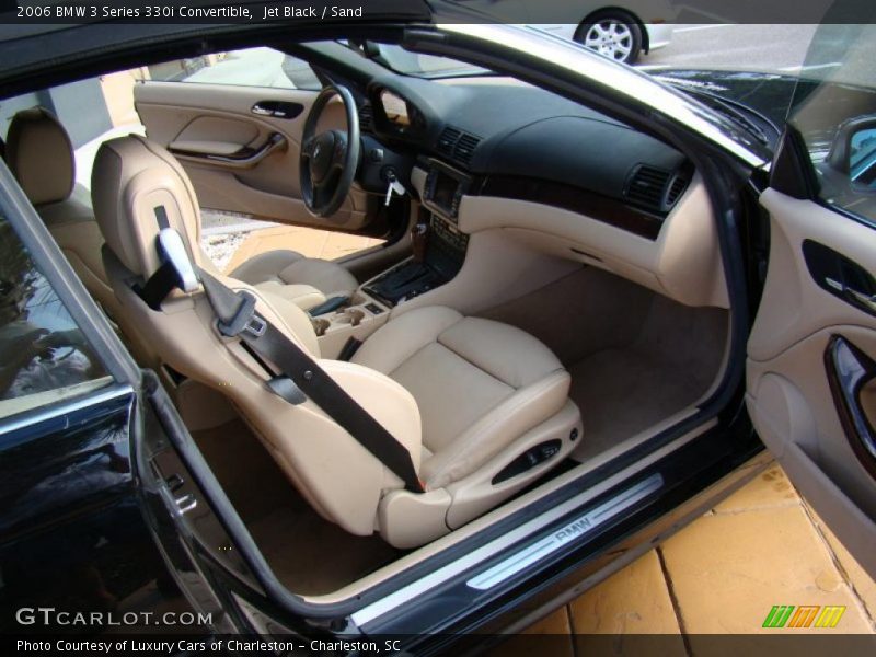 Jet Black / Sand 2006 BMW 3 Series 330i Convertible
