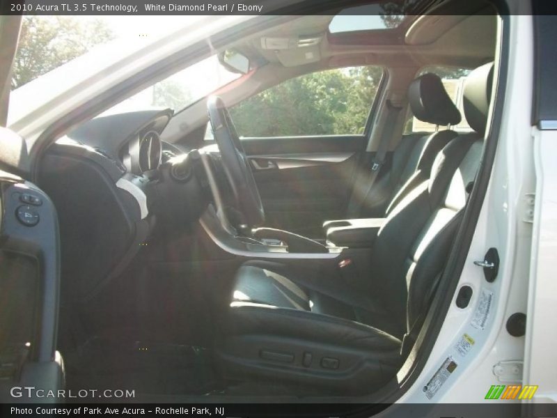 White Diamond Pearl / Ebony 2010 Acura TL 3.5 Technology