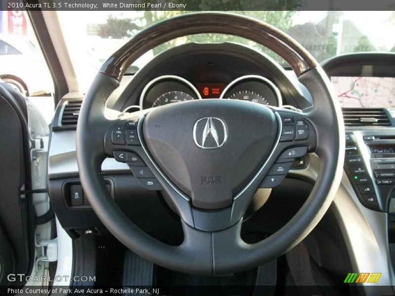 White Diamond Pearl / Ebony 2010 Acura TL 3.5 Technology