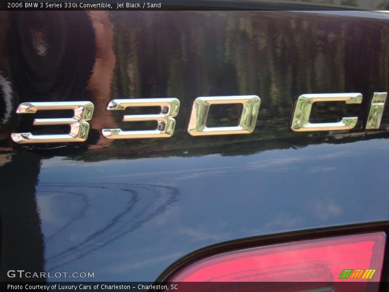 Jet Black / Sand 2006 BMW 3 Series 330i Convertible