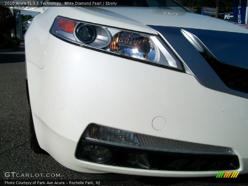 White Diamond Pearl / Ebony 2010 Acura TL 3.5 Technology