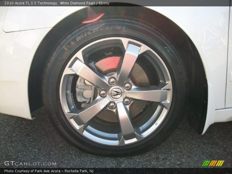 White Diamond Pearl / Ebony 2010 Acura TL 3.5 Technology