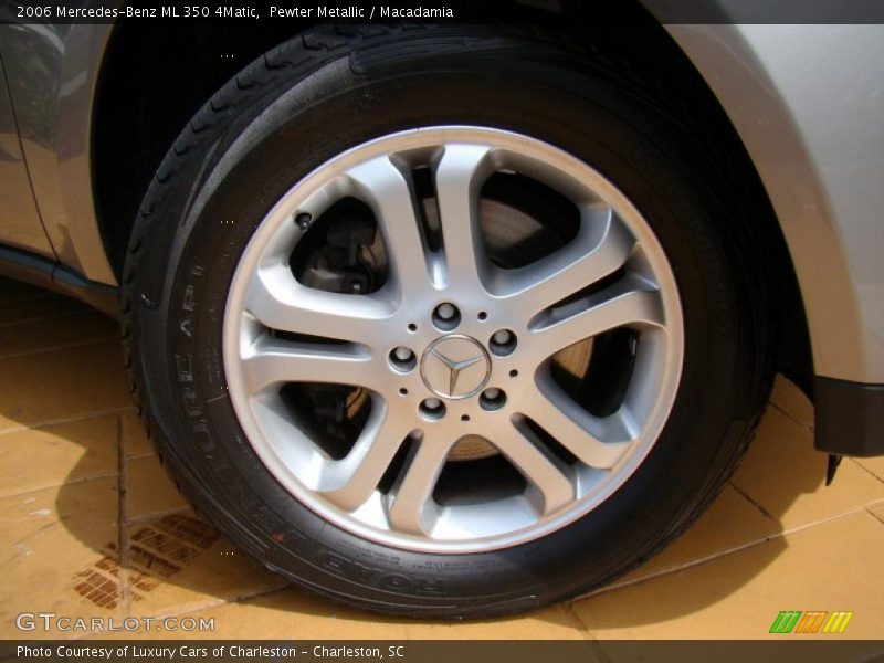 Pewter Metallic / Macadamia 2006 Mercedes-Benz ML 350 4Matic