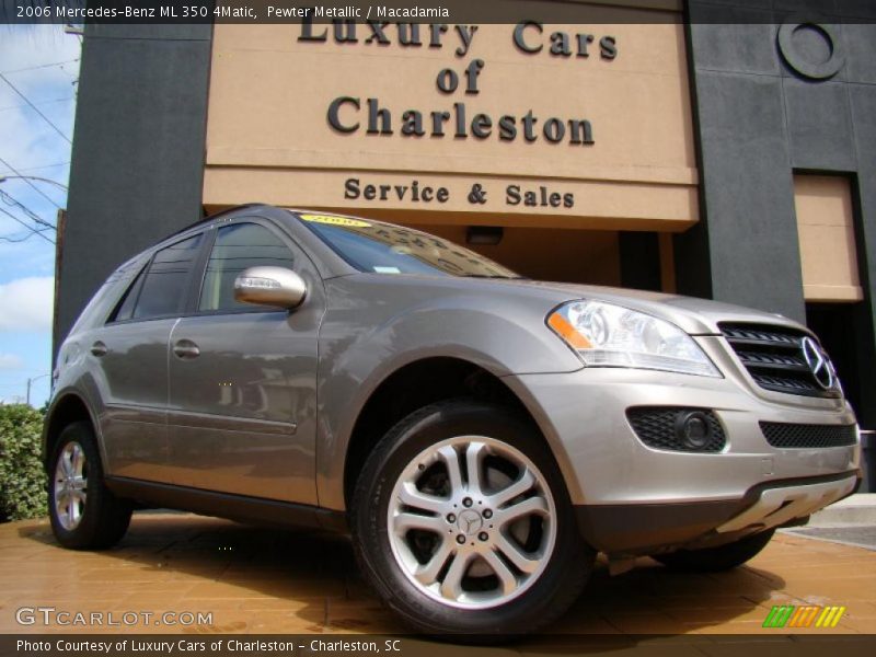 Pewter Metallic / Macadamia 2006 Mercedes-Benz ML 350 4Matic