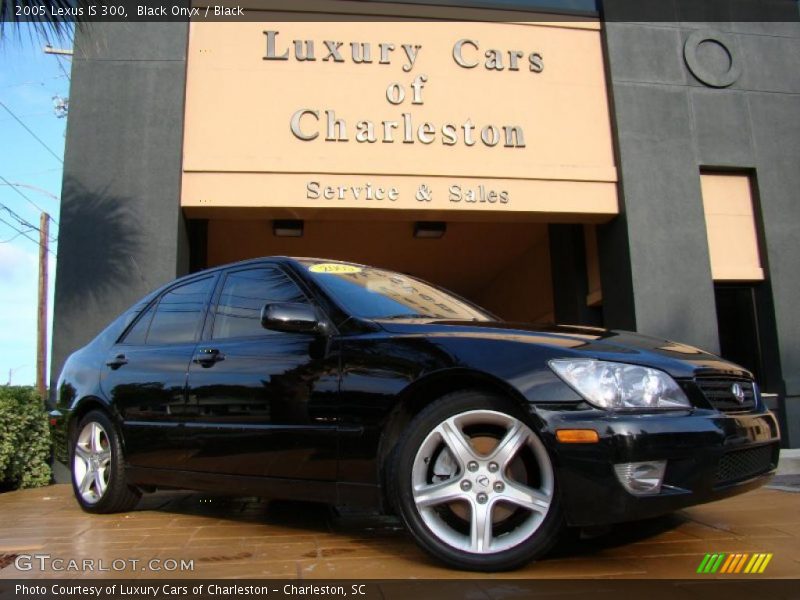 Black Onyx / Black 2005 Lexus IS 300