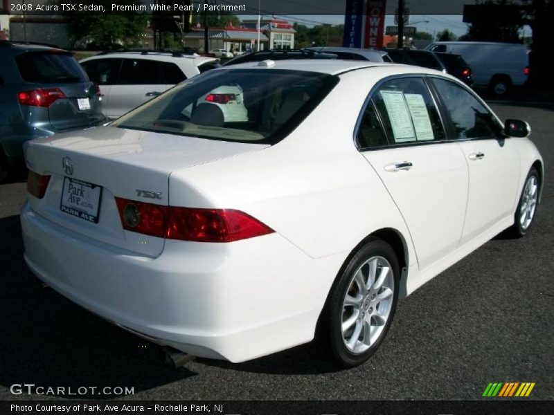 Premium White Pearl / Parchment 2008 Acura TSX Sedan