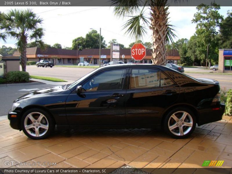 Black Onyx / Black 2005 Lexus IS 300