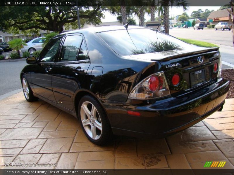 Black Onyx / Black 2005 Lexus IS 300