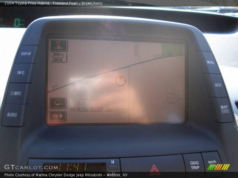 Tideland Pearl / Brown/Ivory 2004 Toyota Prius Hybrid