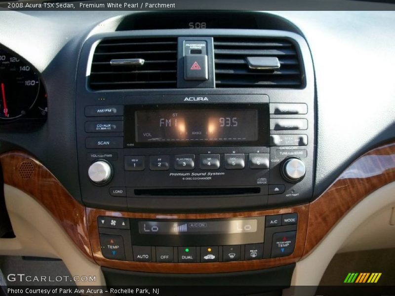 Premium White Pearl / Parchment 2008 Acura TSX Sedan