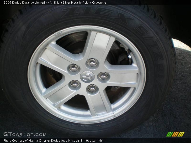 Bright Silver Metallic / Light Graystone 2006 Dodge Durango Limited 4x4