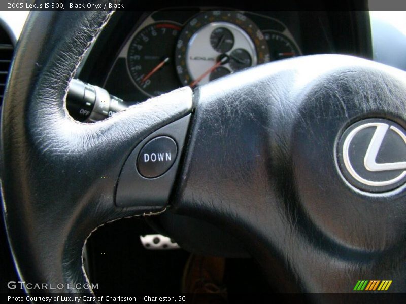 Black Onyx / Black 2005 Lexus IS 300