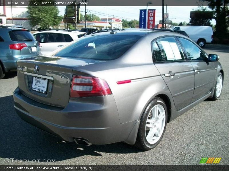 Carbon Bronze Pearl / Ebony 2007 Acura TL 3.2
