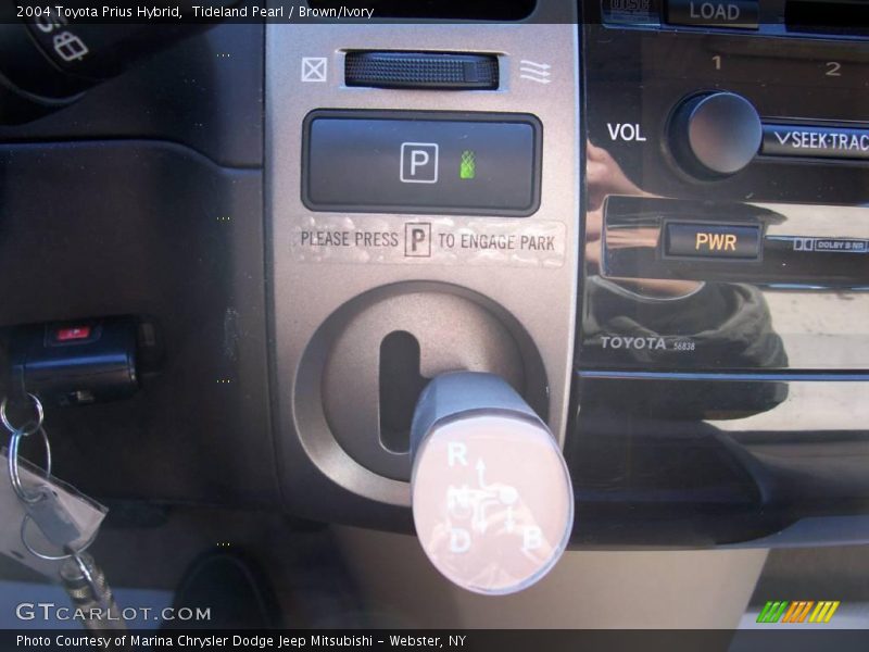 Tideland Pearl / Brown/Ivory 2004 Toyota Prius Hybrid