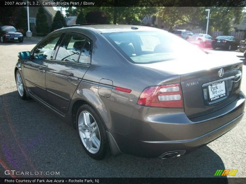 Carbon Bronze Pearl / Ebony 2007 Acura TL 3.2