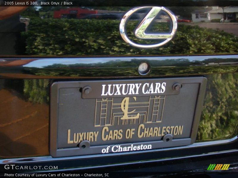 Black Onyx / Black 2005 Lexus IS 300