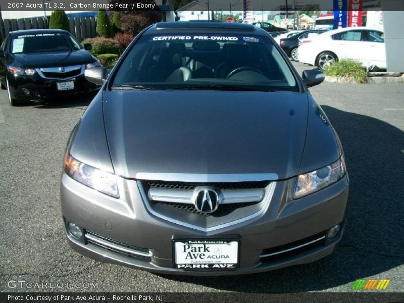 Carbon Bronze Pearl / Ebony 2007 Acura TL 3.2