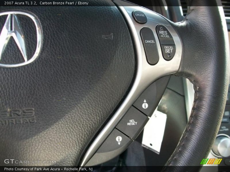 Carbon Bronze Pearl / Ebony 2007 Acura TL 3.2