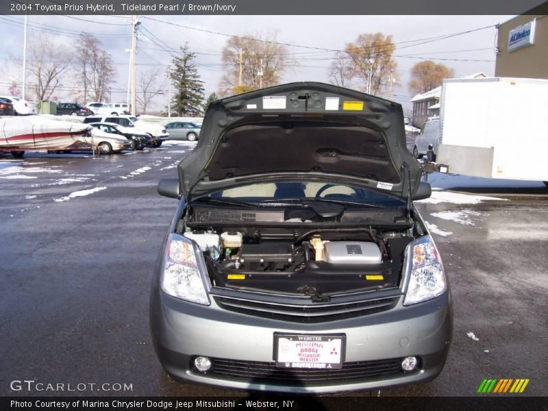 Tideland Pearl / Brown/Ivory 2004 Toyota Prius Hybrid