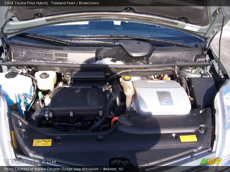 Tideland Pearl / Brown/Ivory 2004 Toyota Prius Hybrid