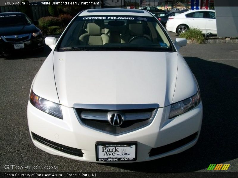 White Diamond Pearl / Parchment 2006 Acura TL 3.2