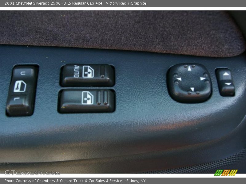 Victory Red / Graphite 2001 Chevrolet Silverado 2500HD LS Regular Cab 4x4