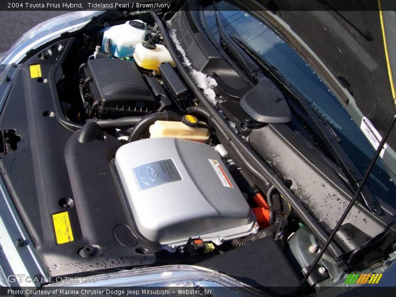 Tideland Pearl / Brown/Ivory 2004 Toyota Prius Hybrid