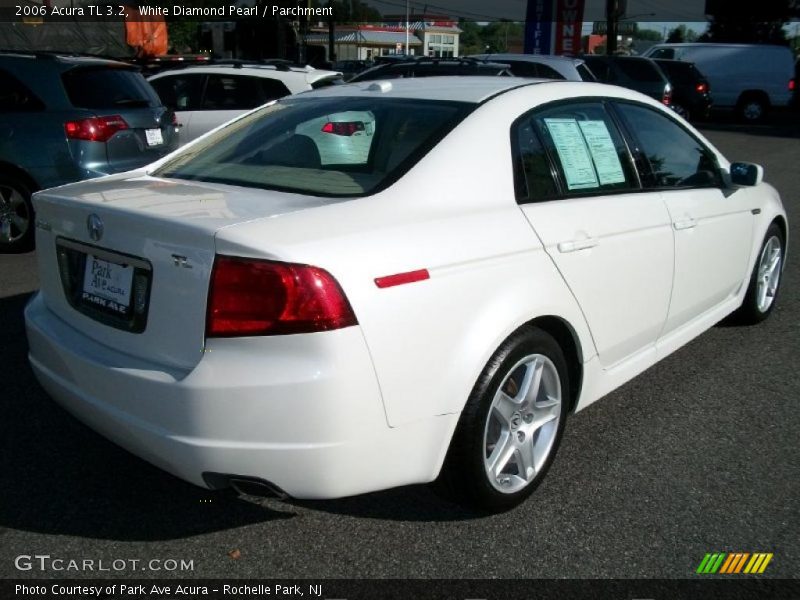 White Diamond Pearl / Parchment 2006 Acura TL 3.2