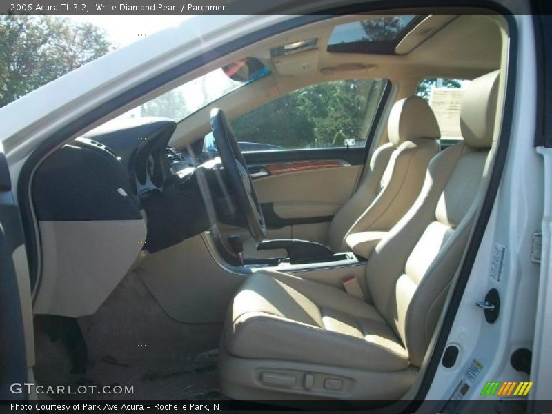 White Diamond Pearl / Parchment 2006 Acura TL 3.2