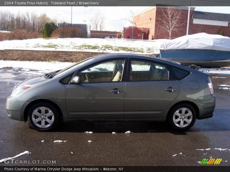 Tideland Pearl / Brown/Ivory 2004 Toyota Prius Hybrid