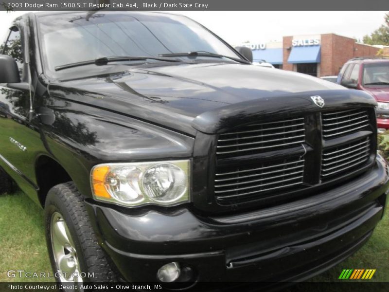 Black / Dark Slate Gray 2003 Dodge Ram 1500 SLT Regular Cab 4x4