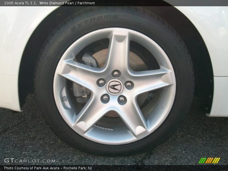 White Diamond Pearl / Parchment 2006 Acura TL 3.2