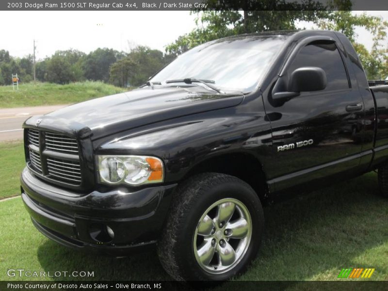 Black / Dark Slate Gray 2003 Dodge Ram 1500 SLT Regular Cab 4x4