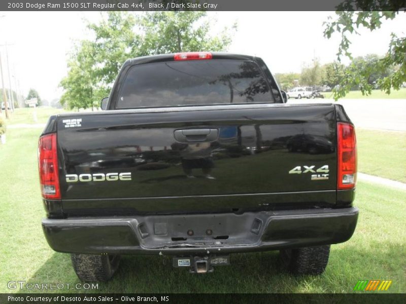 Black / Dark Slate Gray 2003 Dodge Ram 1500 SLT Regular Cab 4x4