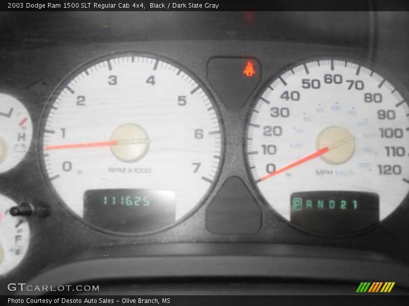 Black / Dark Slate Gray 2003 Dodge Ram 1500 SLT Regular Cab 4x4