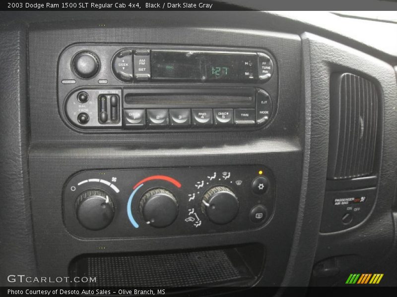 Black / Dark Slate Gray 2003 Dodge Ram 1500 SLT Regular Cab 4x4
