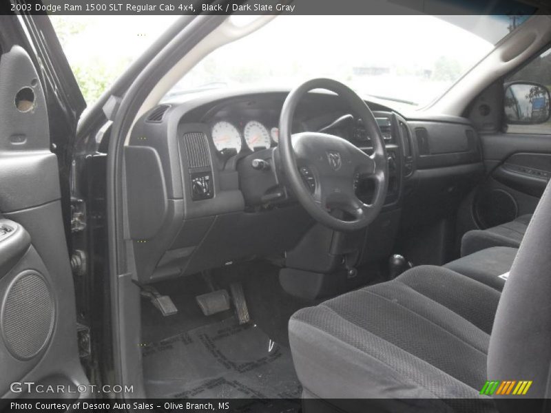 Black / Dark Slate Gray 2003 Dodge Ram 1500 SLT Regular Cab 4x4