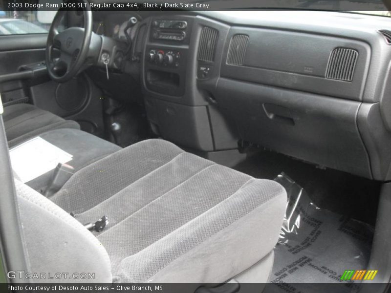 Black / Dark Slate Gray 2003 Dodge Ram 1500 SLT Regular Cab 4x4