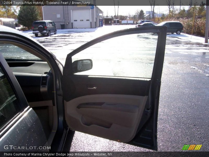 Tideland Pearl / Brown/Ivory 2004 Toyota Prius Hybrid