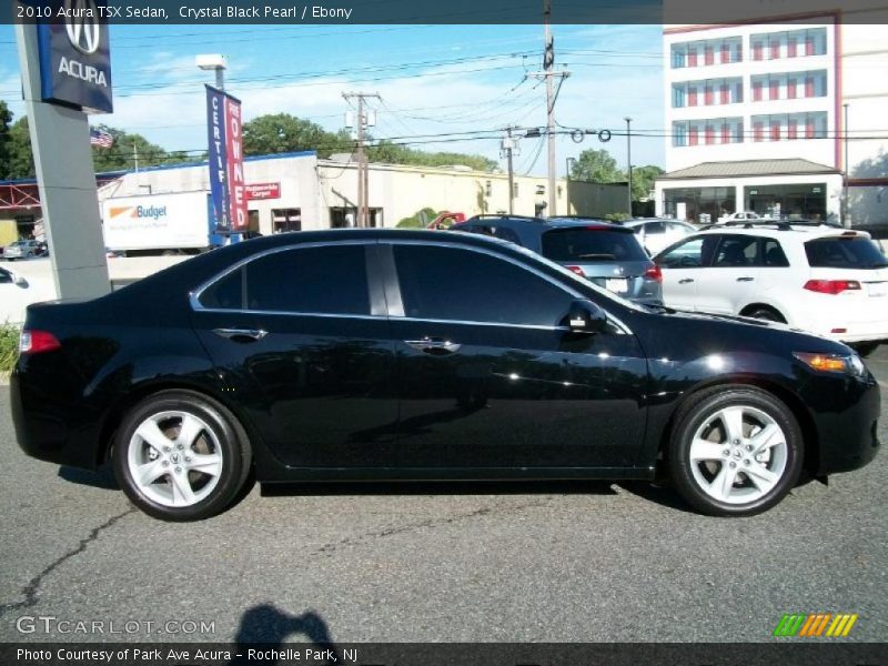 Crystal Black Pearl / Ebony 2010 Acura TSX Sedan