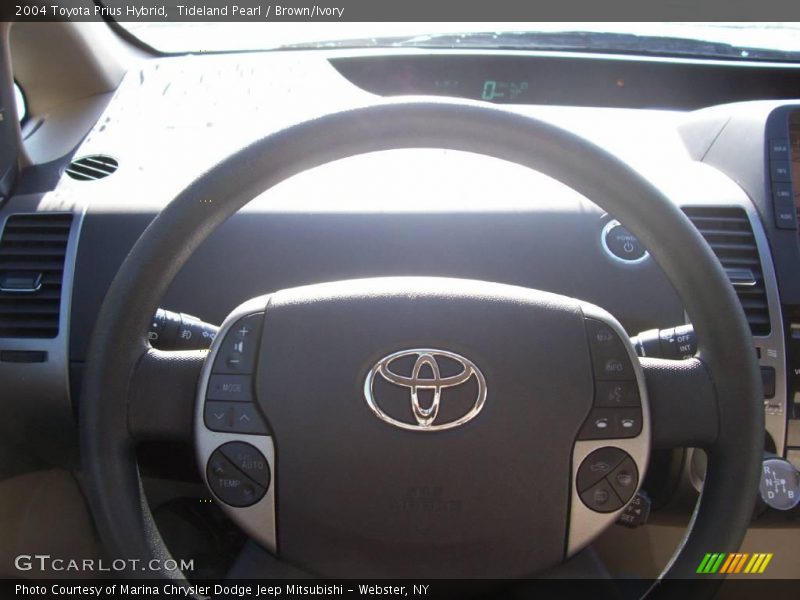 Tideland Pearl / Brown/Ivory 2004 Toyota Prius Hybrid
