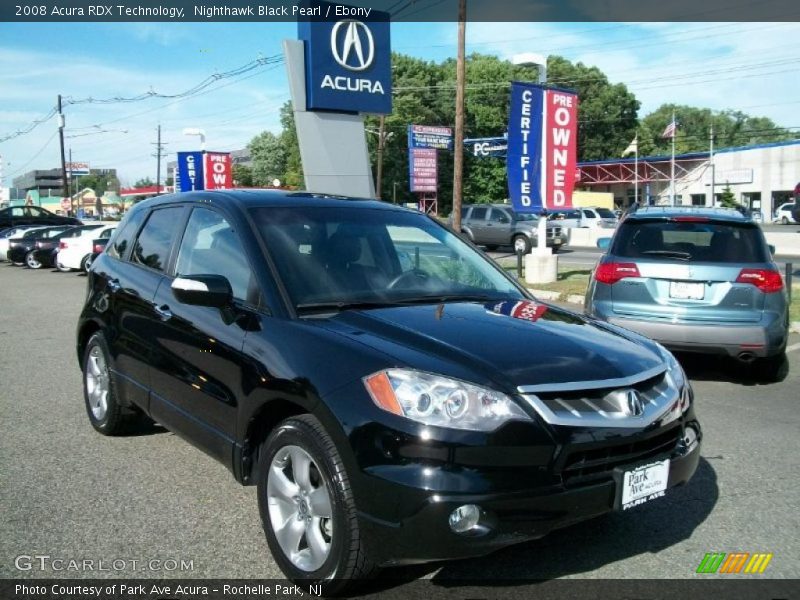 Nighthawk Black Pearl / Ebony 2008 Acura RDX Technology
