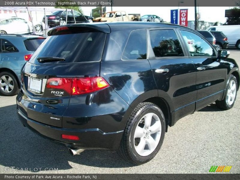 Nighthawk Black Pearl / Ebony 2008 Acura RDX Technology