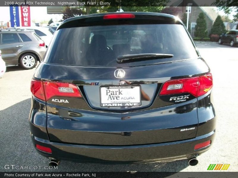 Nighthawk Black Pearl / Ebony 2008 Acura RDX Technology